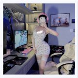 Slip dress [with bra pads] + 115 white