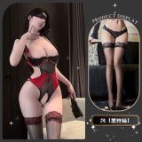 Wild jujube*red + black stockings