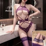 Purple + Purple Stockings