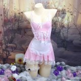 2001 Pink Eight-Piece Set + White Silk