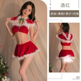 2047 (shawl + bra + skirt + thong)