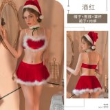 2059 (Hat + Necklace + Bra + Skirt + Thong)