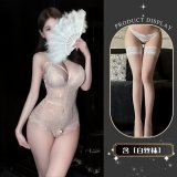 White + white stockings