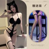 Black + Black Fishnet Stockings