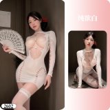 2602 White Enchantress Hollowed-out ◆Entwined Desire Garment ◆【Mesh Clothing Item】