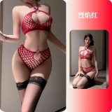 2609 Fiery Red ◆ Enchanting Online Image ◆ [Bra + Panties Set]