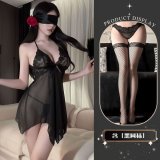 Black + Black Fishnet Stockings