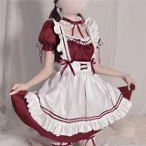 3004 Six-Piece Wine Red Set