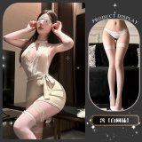 Wanwan Daixu~ + White Fishnet Stockings