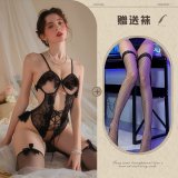 Black + Black Fishnet Stockings