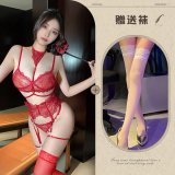 Red and white stockings