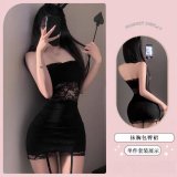 4067 Black Bodycon Skirt