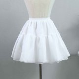 Two layers of satin fabric, 40cm, white