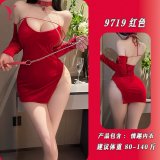 Red + matching stockings