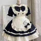 Black and white opaque (comes with an apron and bow)