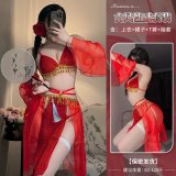 Red [Bra + Skirt Panel + 2 Arm Sleeves + T-shirt]