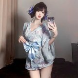 Blue cheongsam