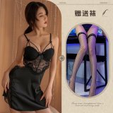 Black + Black Fishnet Stockings