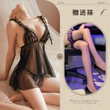 Black + black stockings
