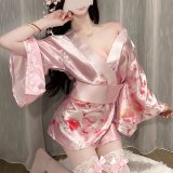 Pink and white open-crotch socks