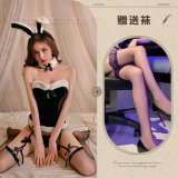 Black + black stockings