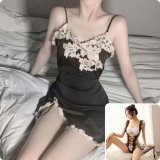 White (includes matching socks) + 0009 popular slip dress