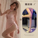 810 Pink + 030 Pink Fishnet Stockings