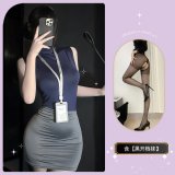 Dark gray and black bodysuits