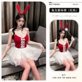8534 Red + Matching Stockings + Puffy Skirt