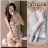 White + W111 white stockings