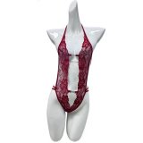 9091 - Burgundy Three-Point Bodysuit