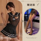 Black + Black Open Crotch Socks