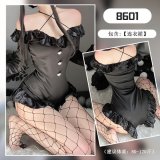 Black + Black Mesh Pantyhose
