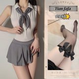 Picture set + black bow-tie stockings