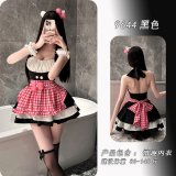 Black [dress + apron + headband] excluding stockings