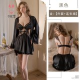 Black (coat + dress)