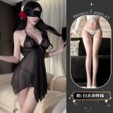 Black + white brimless stockings