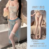 Blue + matching stockings