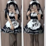 Kitten Black Maid Outfit (with headpiece)