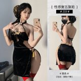 Cheongsam + T-shirt + matching socks