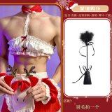 Christmas servant + badminton racket