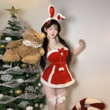 Christmas style + white bow stockings