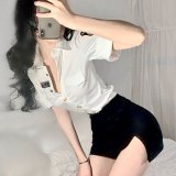 Top + Skirt + Thong + Hat