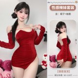 Red [dress + arm warmers + T-shirt]