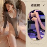 Gray + Black Stockings