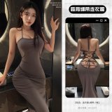 6921183331689 Gray [Dress + Tie-up + T-shirt]