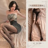 Gray [Single Dress + T-shirt] + 7230 Black