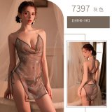 gray nightgown