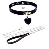 Wildcat + Heart Collar + Black Fungus Fishnet Stockings