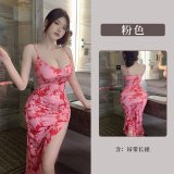 Image color: [long skirt + thong]